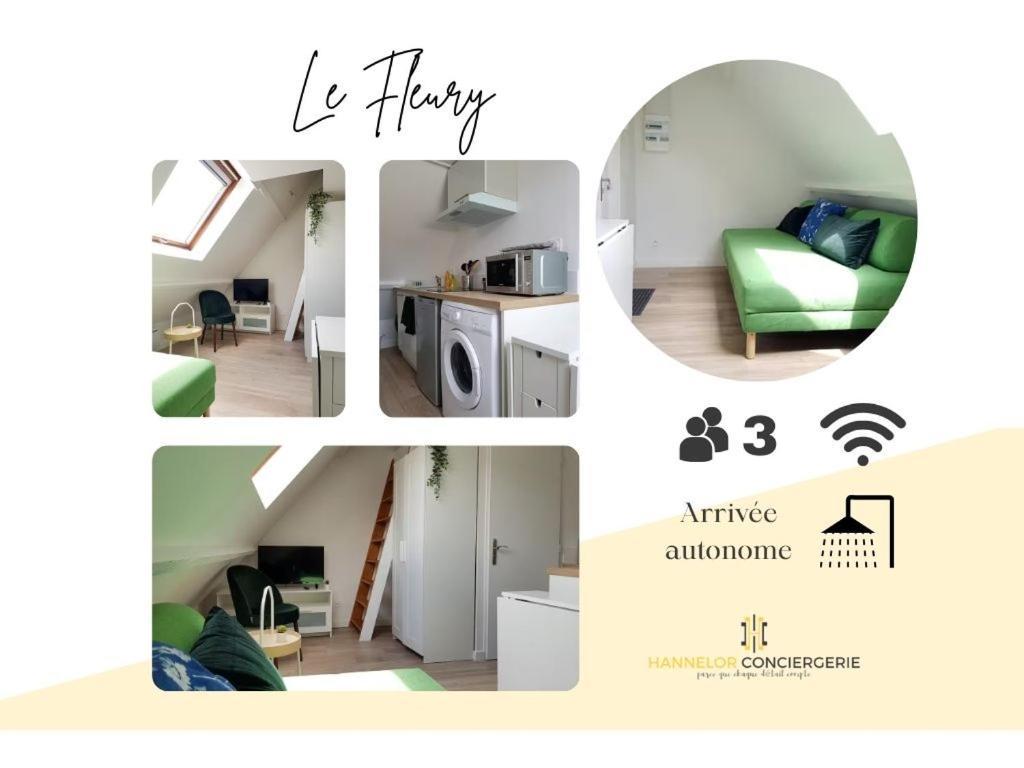 Le Fleury - Studio Calme Proche De Rouen Deville-les-Rouen Kültér fotó
